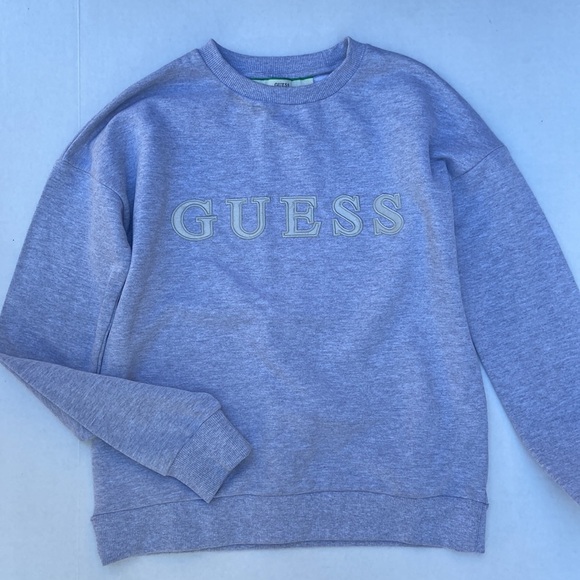 New GUESS Eco Alene Logo Crewneck SZ XS - Picture 6 of 6